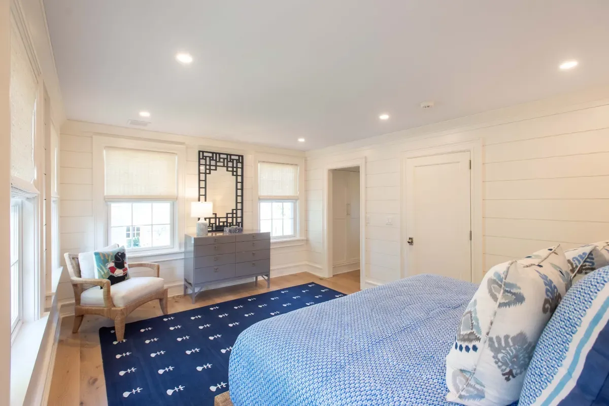 East guest suite with custom built-ins